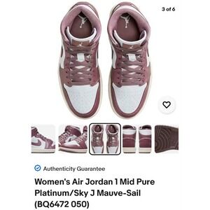 Jordan Air Jordan 1 Mid Women Size 10.5